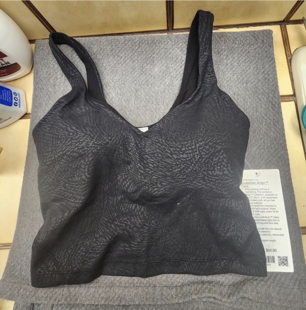 NWT! Lululemon Align Tank *Light Support, A/B Cup, Size 4